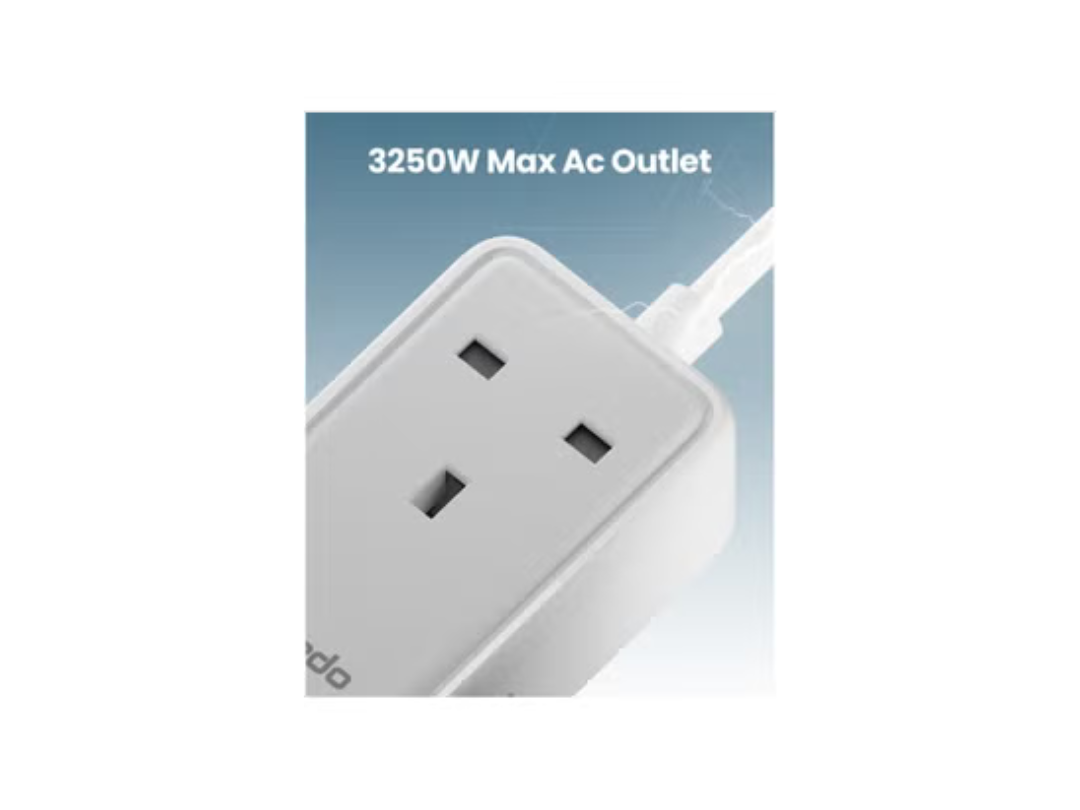 Moxedo Smart-Plug 65W Gan III Tech Extension Cord Moxedo Smart-Plug 65W Gan III Tech Extension Cord
